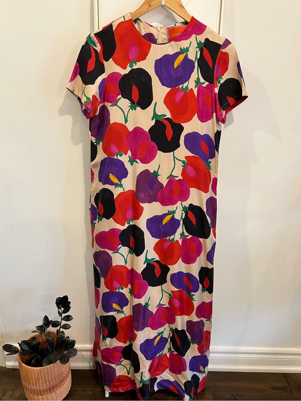 La DoubleJ Poppy Swing Dress 100% Silk